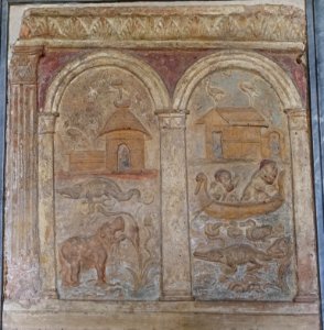 Campana relief with nilotic scene, Rome, Church of S. Sabina, 1st century AD, terracotta - Museo Gregoriano Egizio - Vatican Museums - DSC00820