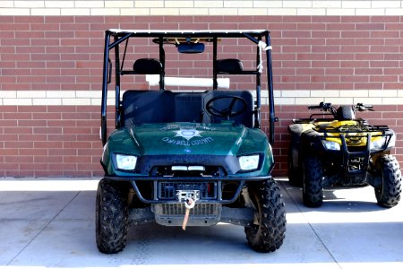Campbell County Sheriff's Office Polaris Ranger 700 6x6 at Campbell County Fair 2019 in Gillette, Wyoming (1)