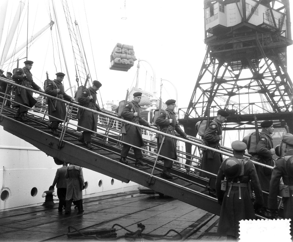 Canadese landtroepen van de 27e Infanterie-brigade voor het Atlantische leger va, Bestanddeelnr 904-8324