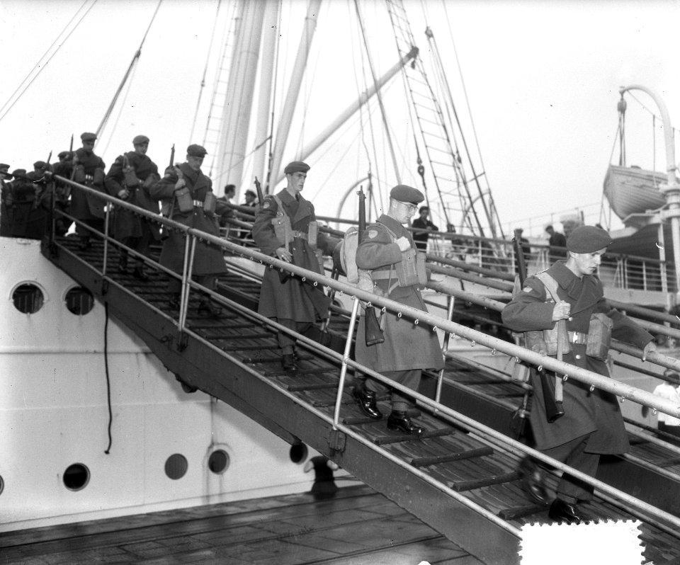 Canadese landtroepen van de 27e Infanterie-brigade voor het Atlantische leger va, Bestanddeelnr 904-8323