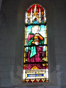 Campagne-lès-Guines (Pas-de-Calais) église Saint-Martin, vitrail 03