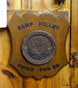 Camp Filley Third Period forestry award - Northeast States Civilian Conservation Corps Museum - Shenipsit State Forest - Stafford Springs, Connecticut - DSC04279