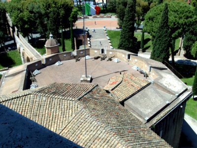 Cannons and cannonballs on the Castel Sant'Angelo
