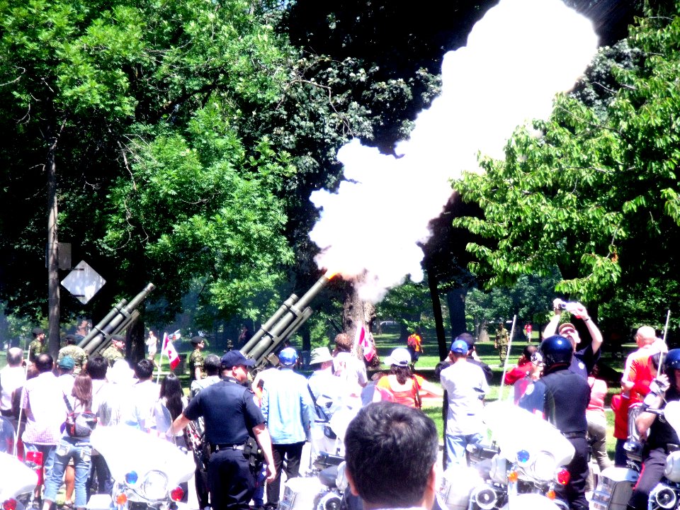 Canada Day 21 Gun Salute, Toronto, 2011