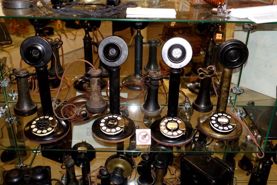 Candlestick telephones - Telephone Museum - Waltham, Massachusetts -DSC08254