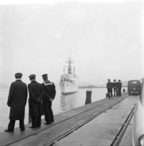 Canadese Fregat HMSC Crescent in Amsterdam, Bestanddeelnr 913-6813