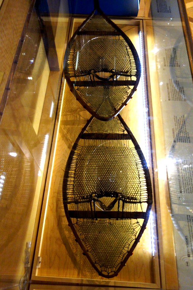 Canadian snowshoes, 1840-1870 - Bata Shoe Museum - DSC00222