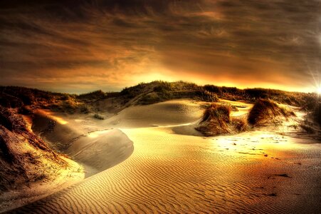Beach sand denmark photo