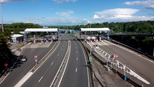 Caluire-et-Cuire - Périphérique Nord - Porte de Saint-Clair - Depuis le pont Raymond Poincaré