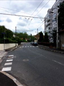 Caluire-et-Cuire - Rue de Margnolles, vers l'est depuis la rue du Docteur Laënnec