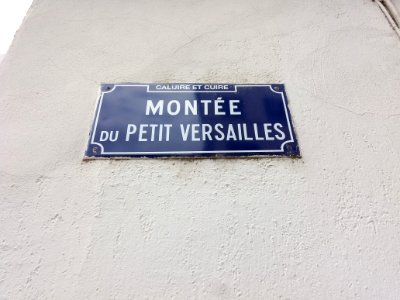 Caluire-et-Cuire - Montée du Petit Versailles, plaque