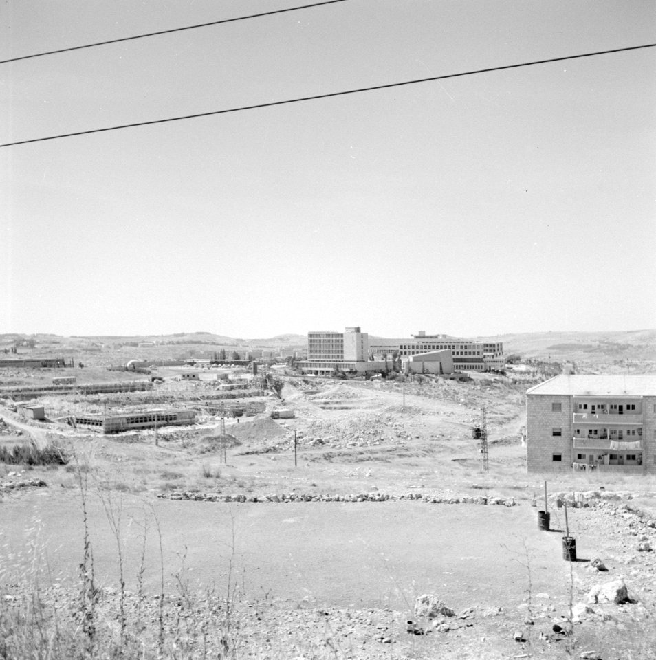 Campus van de Hebrew University in Jeruzalem, Bestanddeelnr 255-2409