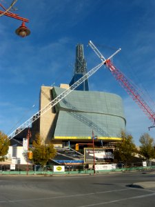 Canadian Museum for Human Rights under Construction 02 photo