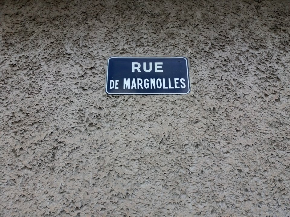 Caluire-et-Cuire - Rue de Margnolles, plaque (2)