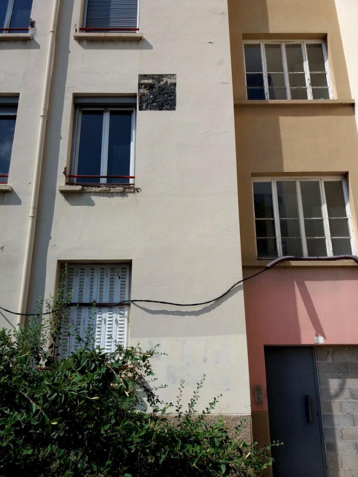 Caluire-et-Cuire - Rue Paul Painlevé, ouverture sur un mur