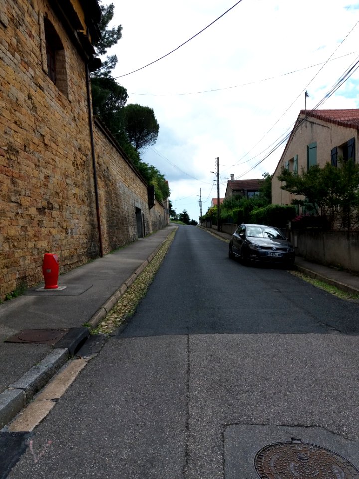Caluire-et-Cuire - Rue Abbé Lemire, depuis la rue de Margnolles