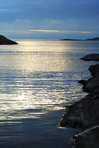 Landscape scandinavia coastline photo
