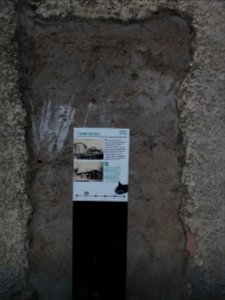 Caluire-et-Cuire - Chemin du Penthod, plaque gare de Cuire