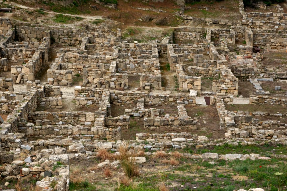 Camiros Kameiros ruins detail