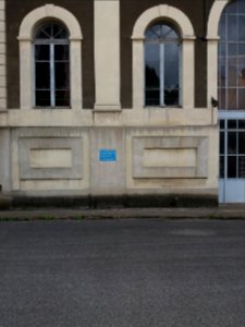 Caluire-et-Cuire - Chemin de Wette-Faÿs, ancienne usine des eaux, panneau indicateur