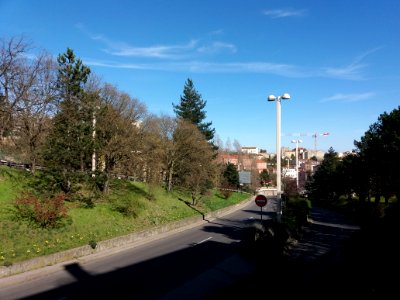 Caluire-et-Cuire - Montée de la Boucle, vers l'est, depuis l'ancien centre médical Clément Lyvet