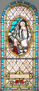 Camou (Camou-Cihigue, Pyr-Atl, Fr) vitrail Ste Bernadette