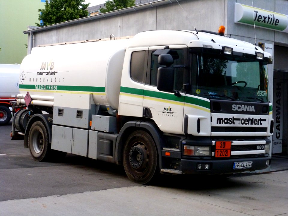 Camion citerne à Pforzheim