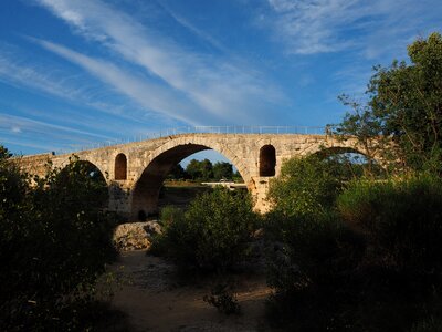 Stone arch bridge roman building