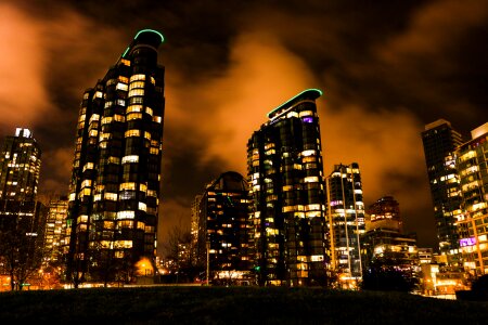 Skyscraper vancouver downtown photo