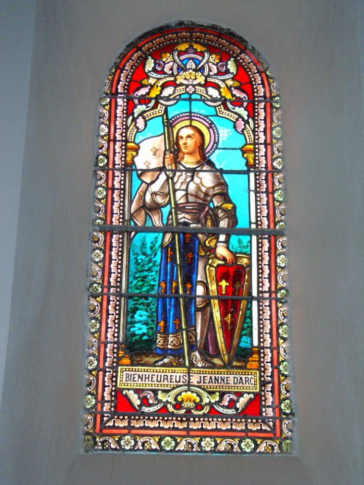 Camou (Camou-Cihigue, Pyr-Atl, Fr) vitrail Jeanne d'Arc
