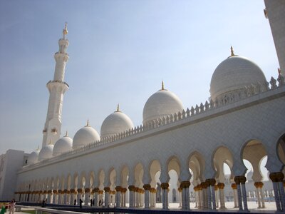 Mosque emirates abu dhabi photo