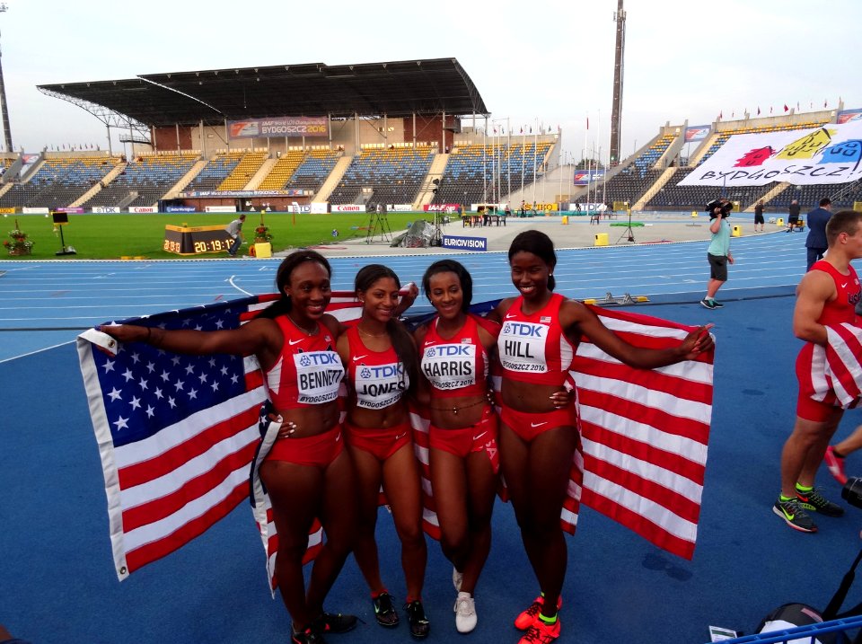 Bydgoszcz 2016 IAAF World U20 Championships, 4x100m relay women final1 23-07-2016