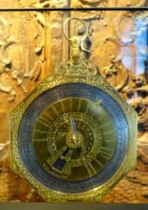 Calendar calculator, owned by Anton Ignaz Joseph Graf von Fugger-Glött, Prince-Provost of Ellwangen, Ostalbkreis, 1765 - Landesmuseum Württemberg - Stuttgart, Germany - DSC03207