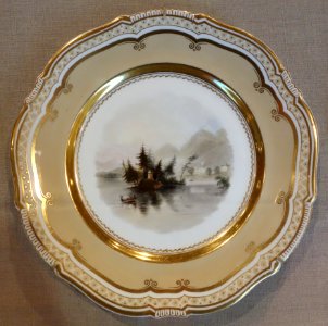 Caldwell, Lake George, America - Coalport Porcelain Factory, Shropshire, England, c. 1820-1830, porcelain - De Young Museum - DSC00922