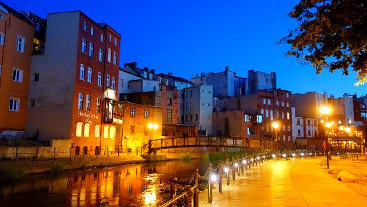 Bydgoszcz Venice at night 7-2019a