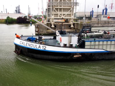 Calendula 12 - ENI 02317655, leaving Van Cauwelaertsluis, Port of Antwerp pic3