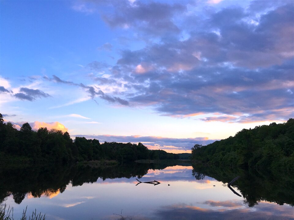 Sky water landscape