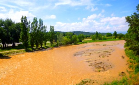 Calahorra - Río Cidacos, crecida con turbión (2 de junio de 2018) 2