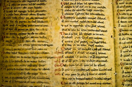 Manuscript incunabulum book
