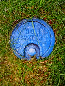Caldwell Boston No 1 Water Patent Appld For (very blue) - Arlington, MA