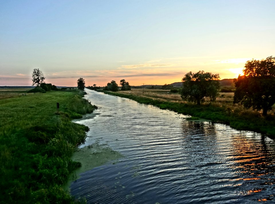 Bydgoszcz Canal sunset 2 07-2014
