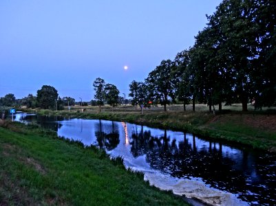 Bydgoszcz Canal moon 8 07-2014