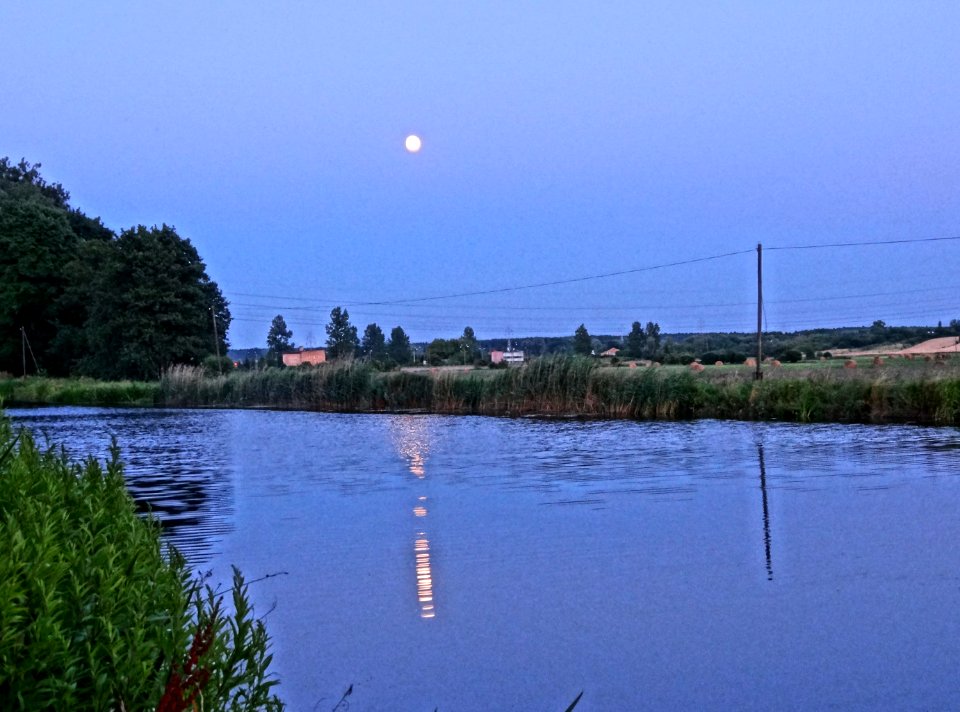 Bydgoszcz Canal moon 6 07-2014