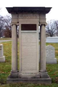 Calbraith Perry Rodgers monument, Allegheny Cemetery, 01