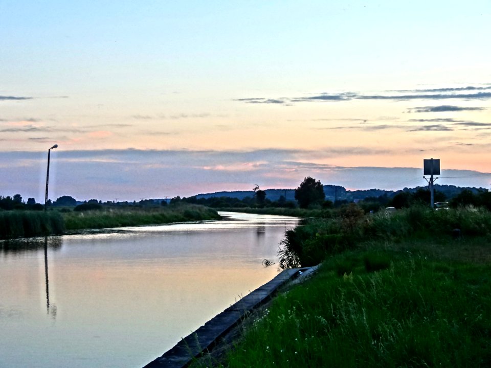 Bydgoszcz Canal sunset 1 07-2014