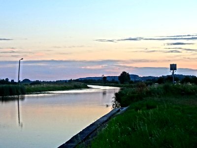 Bydgoszcz Canal sunset 1 07-2014