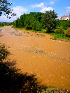 Calahorra - Río Cidacos, crecida con turbión (2 de junio de 2018) 3