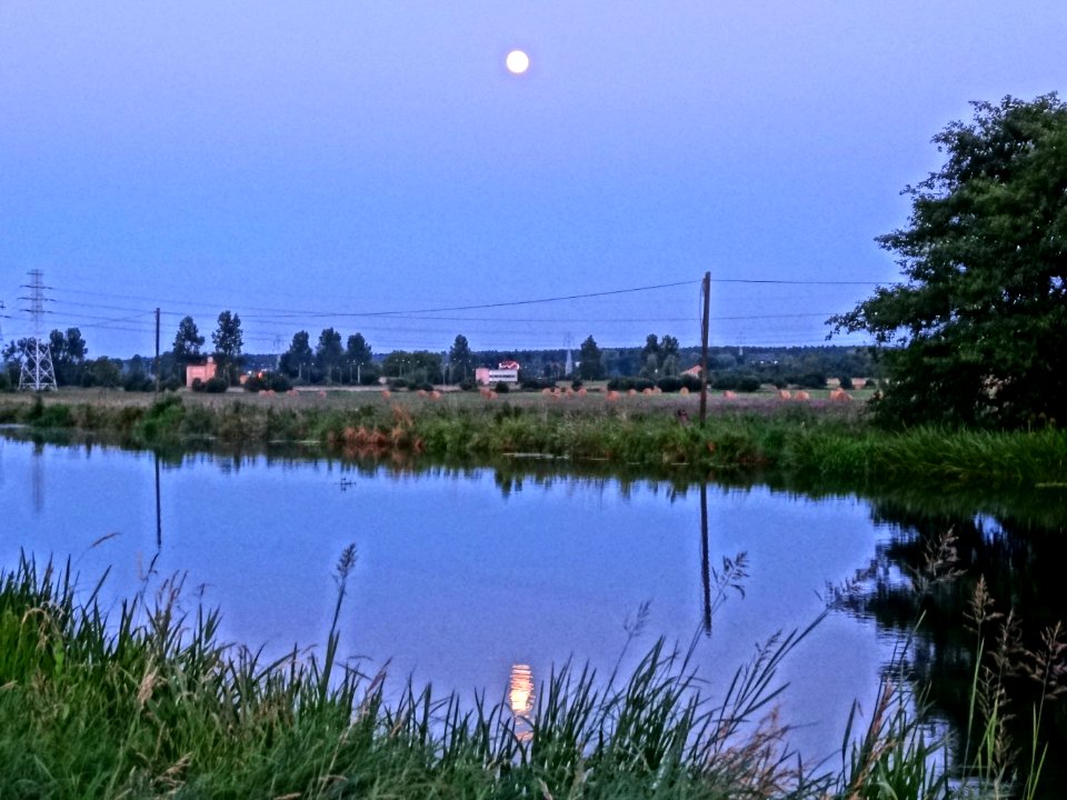 Bydgoszcz Canal moon 3 07-2014