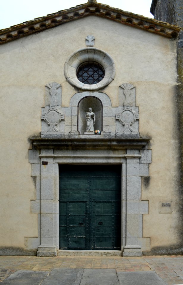 Caldes de Malavella, Sant Mateu de Franciac, Kirchtür