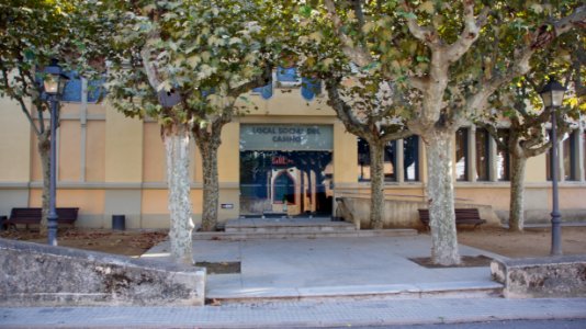 Caldes de Malavella, Teatre-Casino Municipal, Eingang